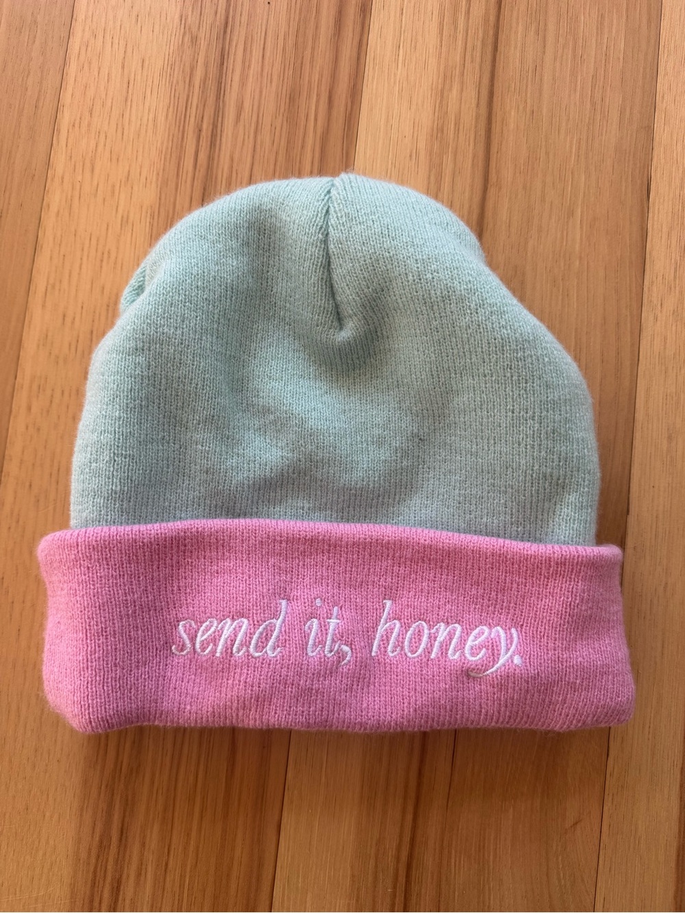 Ski like a girl send it honey hat